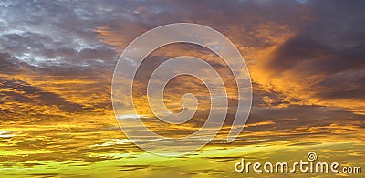 Background with magic of the clouds and the sky at the dawn, sunrise, sunset part 10 Stock Photo