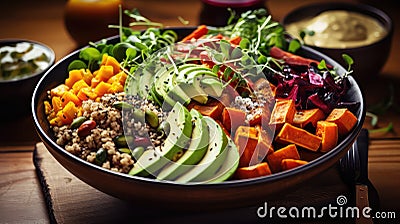 background meal healthy food vegetarian Cartoon Illustration