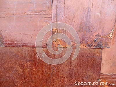 Background metal rusty rough paneling Stock Photo