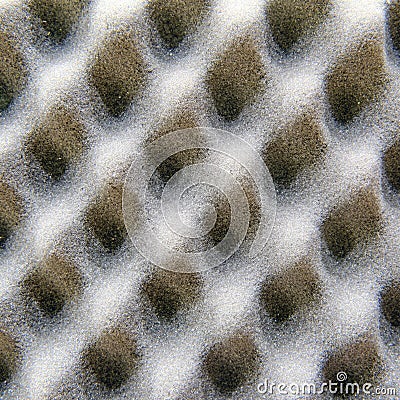 Background microfiber insulation of noise in music sudio. Texture sound insulation Stock Photo