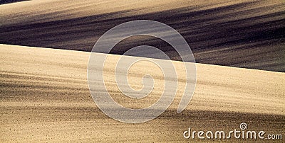 Background of Moravian fields Stock Photo