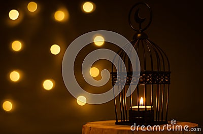 Background for the Muslim feast of the holy month of Ramadan Kareem Stock Photo