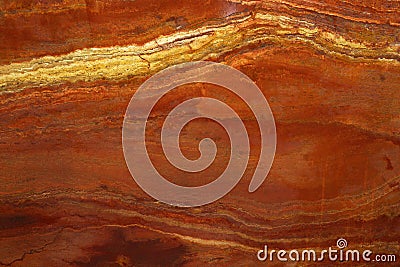 Background of natural stone in lush lava called Travertin Rosso Stock Photo