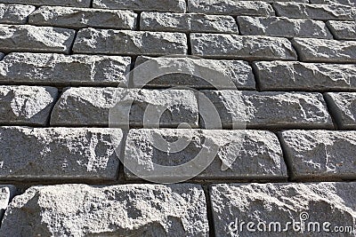 Background. Old brick wall. Textured structure. Decorative abstract design. Ancient brickwork Stock Photo