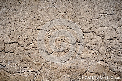 background from old cement wall with cracks Stock Photo