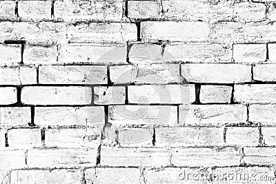 Background of old vintage dirty brick wall, texture Stock Photo