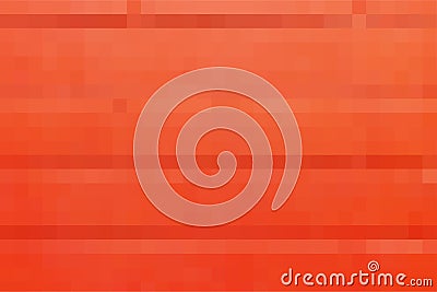 Background of orange squares connected horizontally. Geometric texture of carrot color. Horizontal pattern of square Vector Illustration
