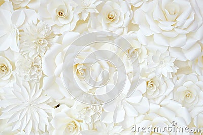 Background of paper-folding flower Stock Photo