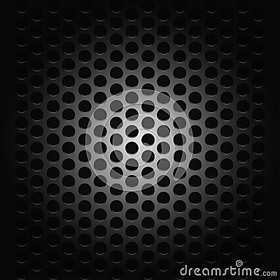 Background with passion for music black grid Vector Illustration