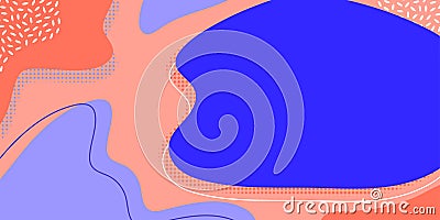 Background pattern, abstract copy space presentation, vector color splash Vector Illustration