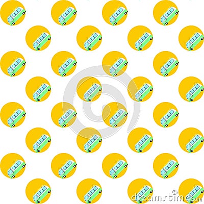 background pattern seamless bus vector design Vector Illustration