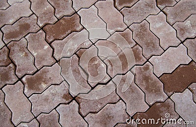 Background from paving pavers Stock Photo