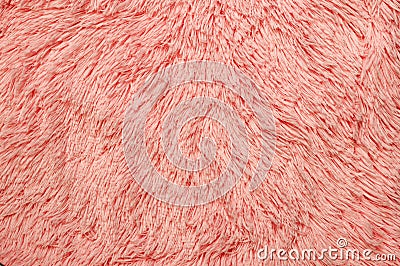 Background of pink faux fur Stock Photo