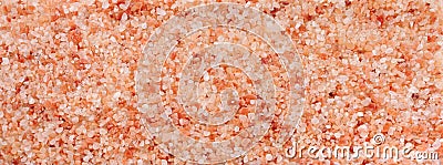 Background of pink Hymalayan salt view from above Stock Photo