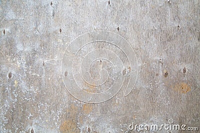 Background of plywood used for formwork in the production of concrete works. Stock Photo