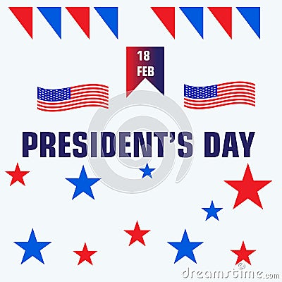 Background president's day. Stock Photo