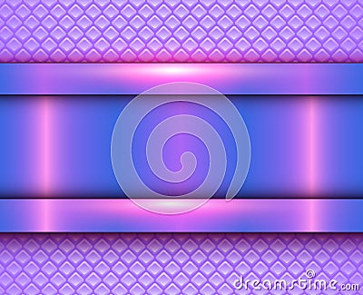 Background purple metallic Vector Illustration