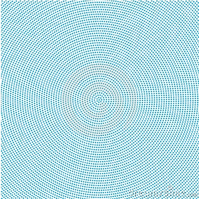 The background of raster blue dots on white. Vector Illustration