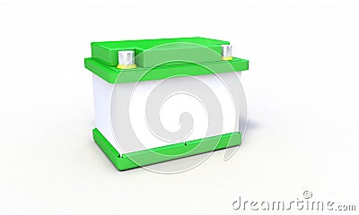 Background of Rechargeable battery, 3d render Stock Photo