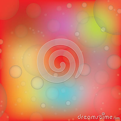 Background Red Orange Bokeh,Vector Illustration. EPS10 Vector Illustration