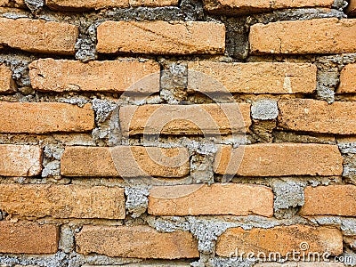 a background with a repeating pattern of a brick wall surface Stock Photo