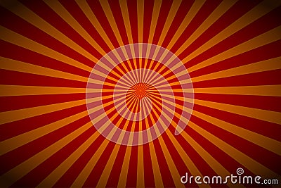 Background with retro rays Vector Illustration