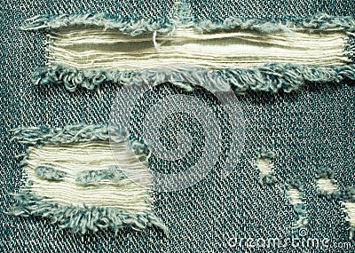 Background Of The Ripped Jeans Royalty Free Stock Images - Image: 12465389