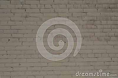 Background rough brick wall painted with white paint Stock Photo