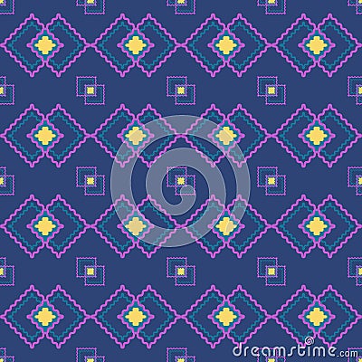 Background seamless pattern design connectable, colorful Vector Illustration