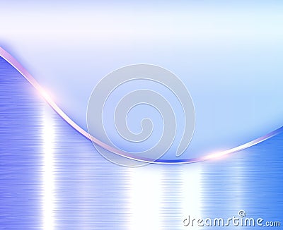 Background shiny metallic Vector Illustration