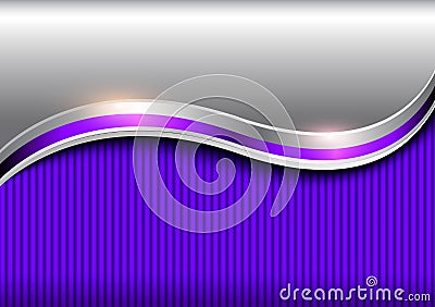 Background silver purple Vector Illustration