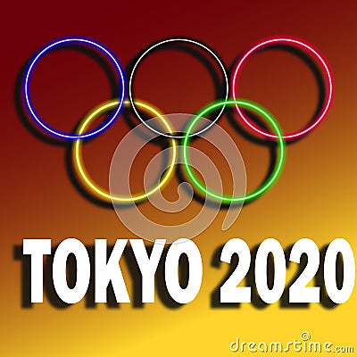 Background for a site with an Olympic theme Vector Illustration