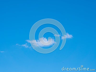 Background sky with small cloud Stock Photo