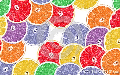 Background of sliced citrus incision fruit Stock Photo