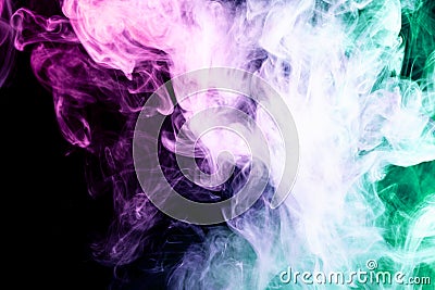 Background of smoke vape Stock Photo