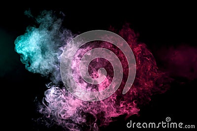 Background from the smoke of vape Stock Photo