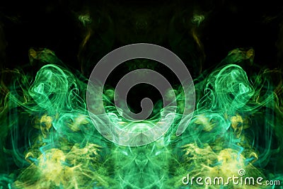 Background from the smoke of vape. Stock Photo