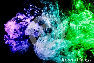 Background from the smoke of vape Stock Photo