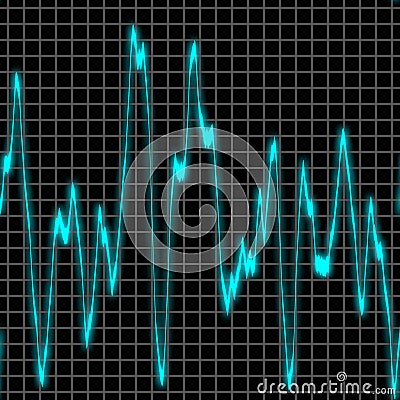 Background of sound vibration Stock Photo