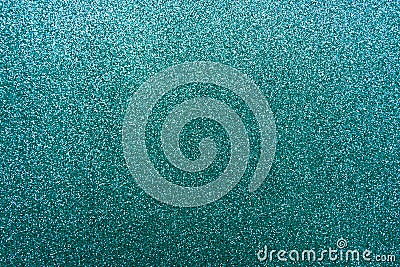Background with sparkles. Backdrop with glitter. Shiny textured surface. Dark cyan Stock Photo