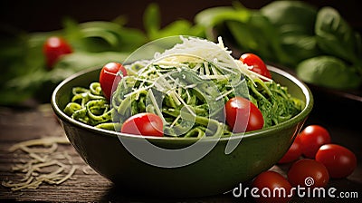 background spinach healthy food Cartoon Illustration