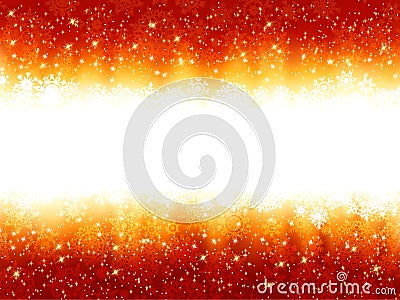 Background with stars and golden stripes. EPS 8 Vector Illustration