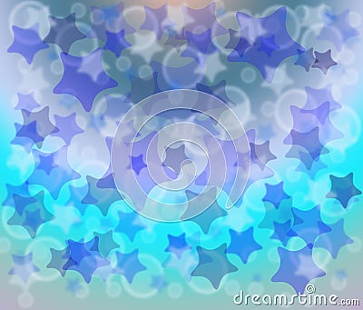 Background with stars Stock Photo