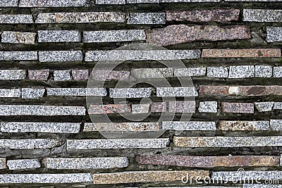 Background of stone wall made with blocks Stock Photo