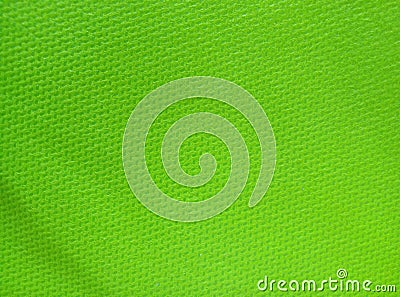 The background surface of the bright green canvas fabric Stock Photo