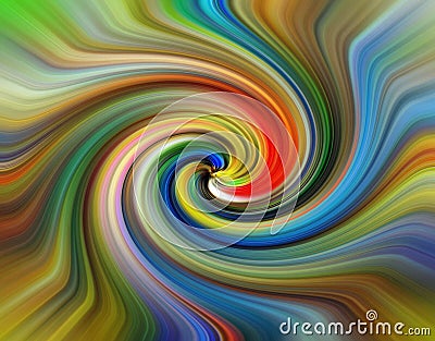 Background swirl swirling colours rainbow vertigo dream Stock Photo