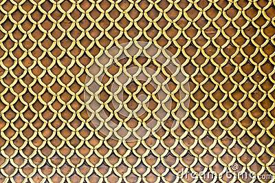 Background texture Beautiful golden pattern roof Stock Photo