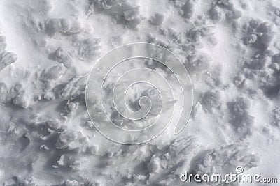 Background, texture - a surface of a mountain firn Stock Photo
