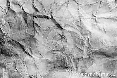 Background and texture of Dirty grey crumpled paper Stock Photo