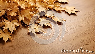 natural elegance in blender with golden maple. ai generated Stock Photo